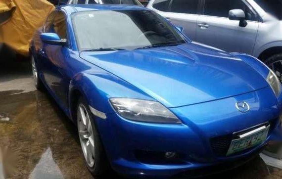 2003 Mazda RX-8 sedan blue for sale 