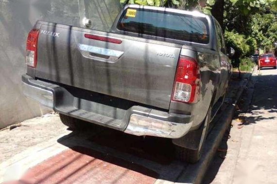 2016 Hilux 4X4 Manual Gray G Toyota for sale 