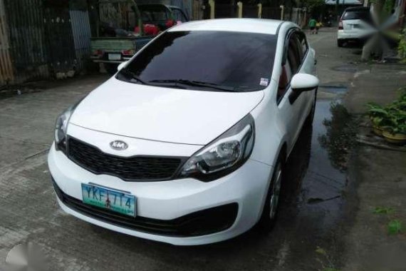 Kia Rio 2012 sedan white for sale 
