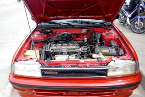 Toyota Corolla 1992 MT Red Sedan For Sale