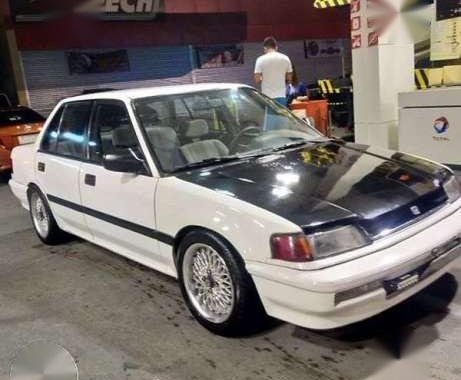 honda ef sedan white gas for sale 