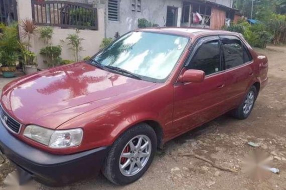 Toyota Corolla GLI Lovelife 1999 MT Red For Sale