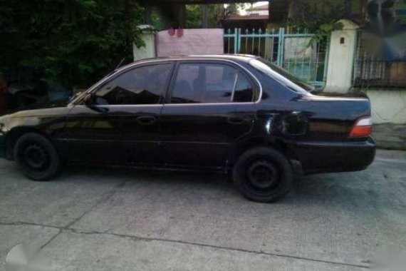 Toyota GLi sedan black for sale 