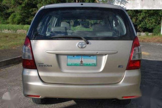 First Owned 2012 Toyota Innova E For Sale