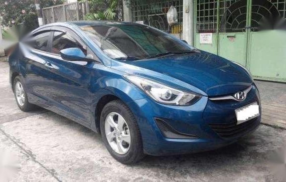 MT Hyundai Elantra 2014 Blue for sale 