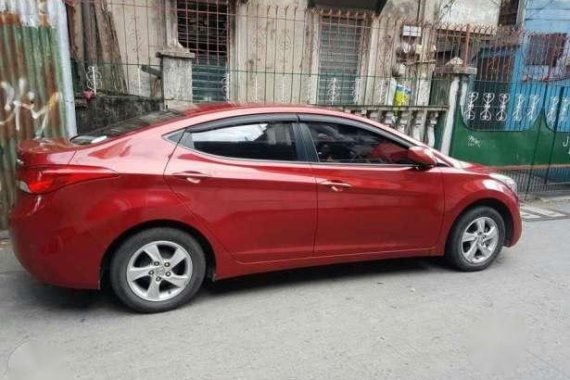 Hyundai Elantra sedan red for sale 