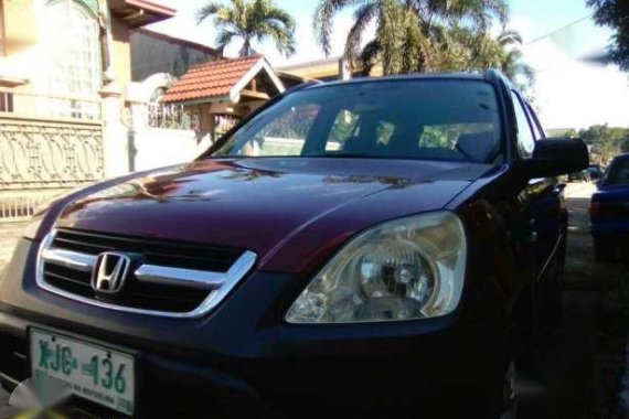 2003 honda crv mnual