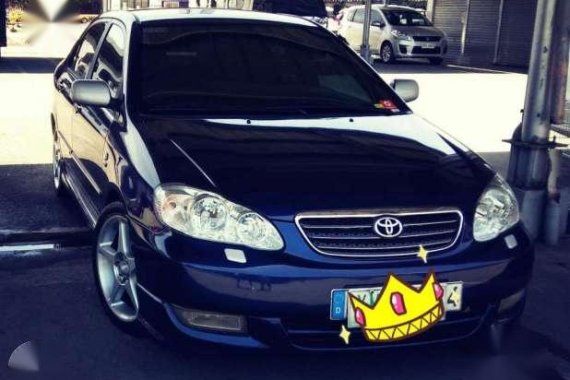 Toyota Altis Corolla sedan blue for sale 