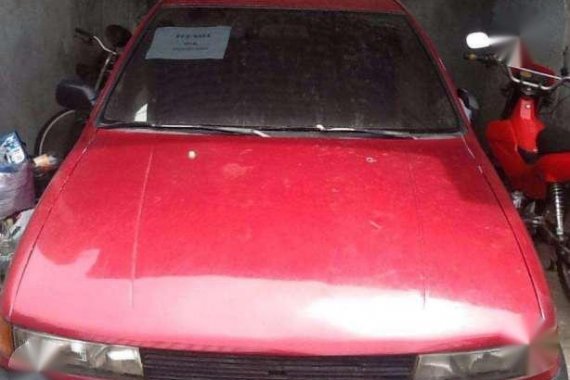 Mitsubishi Lancer sedan red for sale 