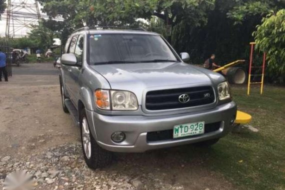 Toyota Sequoia SUV silver for sale 