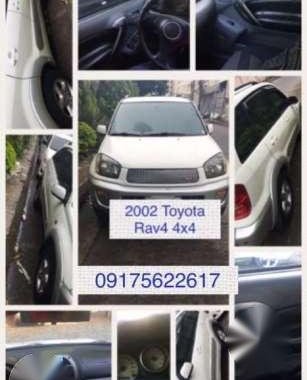 2002 Toyota Rav4 all wheel drive for sale 