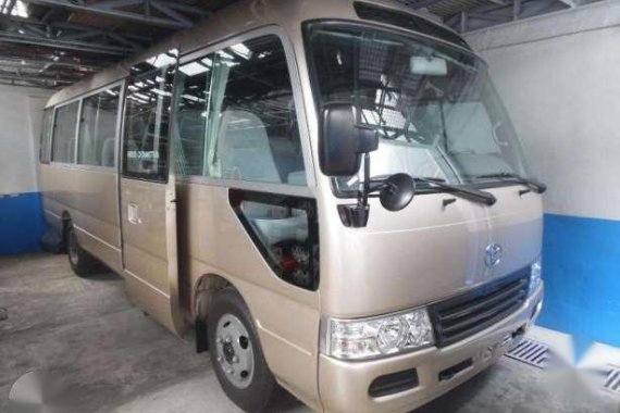 2013 Toyota Coaster Gliding Door Dubai Version Beige for sale