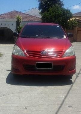 Toyota Innova 2009 Gasoline Manual Red
