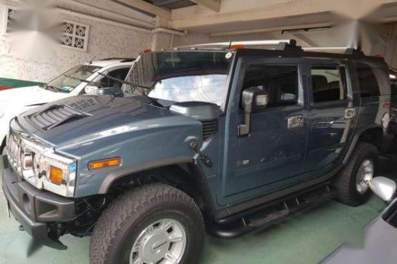 Hummer h2 6.0L SUV blue for sale 