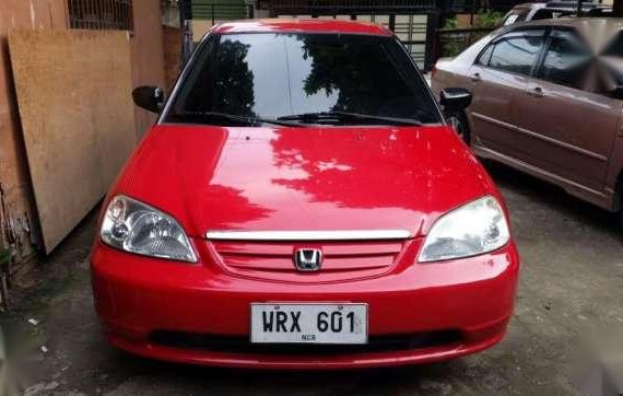 2001 Honda Civic Dimension