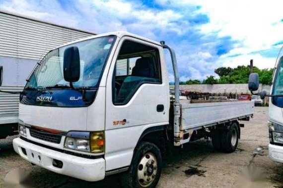 Isuzu Elf Drop Side Pick-up truck for construction and logistics