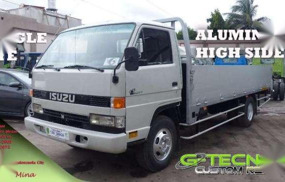 Isuzu Elf NPR Cargo Aluminum High Side Dropside for sale 