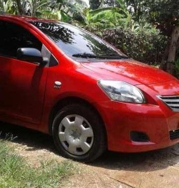 Toyota Vios J 2012 Manual Red Sedan For Sale