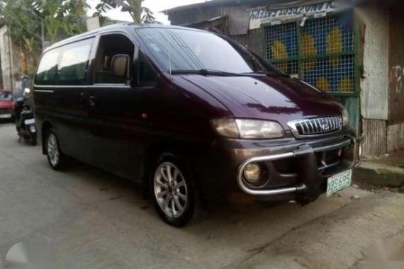Hyundai Starex 2001 Manual Red For Sale
