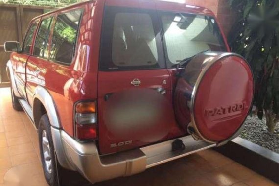 Nissan Patrol 2001 4x2 MT Red SUV For Sale