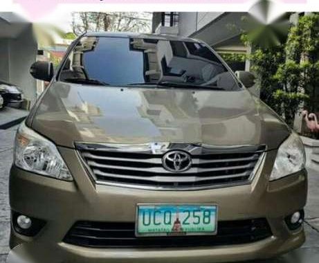 Top Of The Line 2013 Toyota Innova G AT For Sale