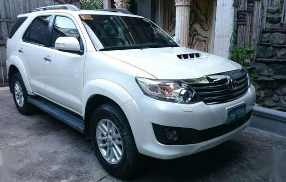 First Owned 2013 Toyota Fortuner G For Sale