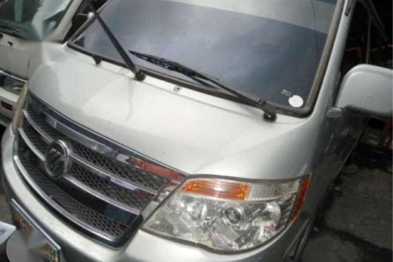 2013 Foton View Van Standard 2.8L MT Silver 