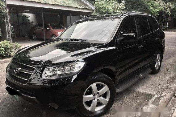 Black Hyundai Santa Fe 2006 for sale