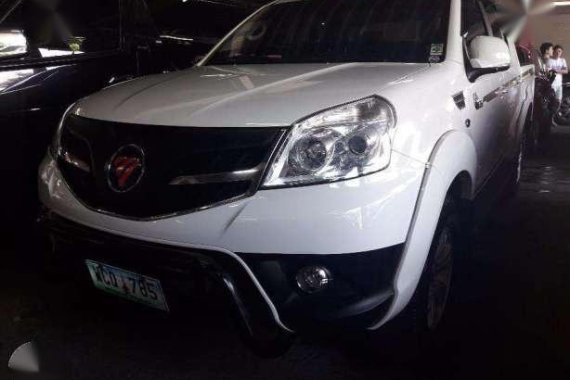 2013 foton thunder crew cab pick up manual trans. 2.8 diesel