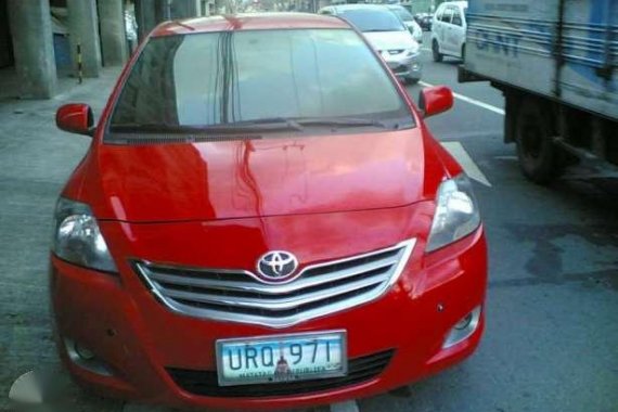 Toyota Vios 1.3 G 2013 MT Red Sedan For Sale 