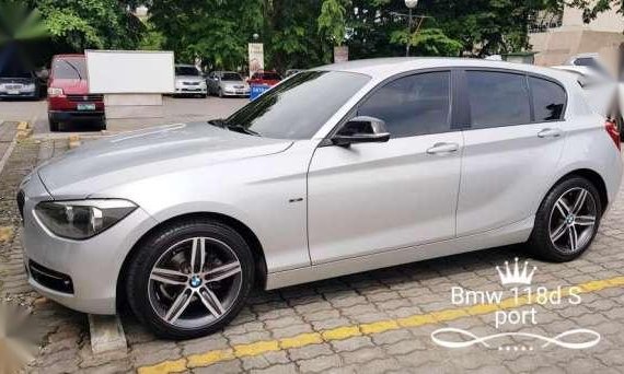 BMW 118d Sport 2014 AT Silver For Sale