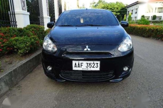 2015 Mitsubishi Mirage GLS MT Black For Sale