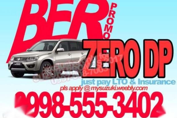Zero DP Suzuki Grand Vitara 2017 Promo Ber Month Ciaz Ertiga Celerio