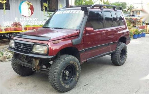 1995 Suzuki Vitara 4x4 MT Red SUV For Sale 