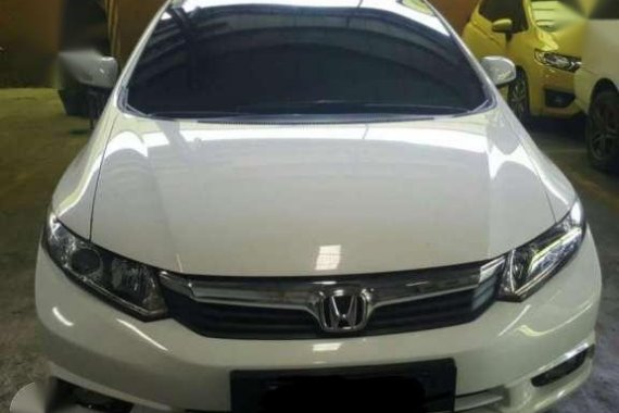 2012 Honda Civic Exi  AT White For Sale