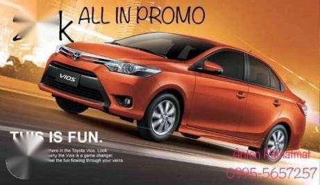 Brand New 2017 Toyota Vios 1.3E For Sale