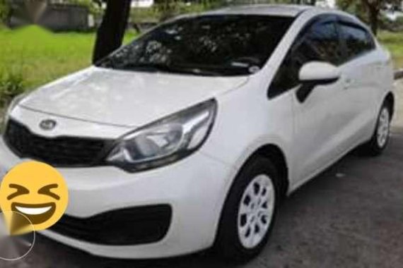 2012 KIA RIO MT FRESH White For Sale