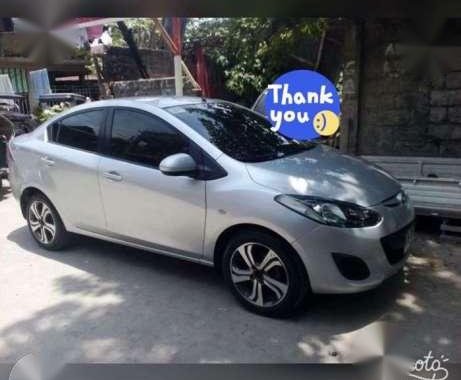 2014 Mazda Sedan 2 1.3 MT Silver For Sale