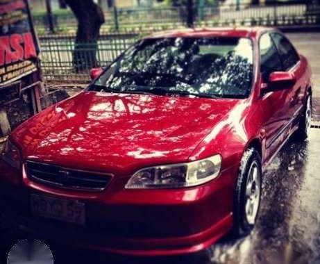 Honda Accord 1999 AT Red Sedan For Sale 