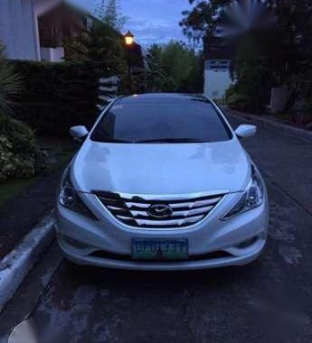 2013 Hyundai Sonata AT White For Sale