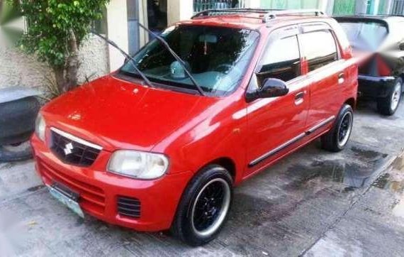 Suzuki Alto 2009 Deluxe MT Red For Sale