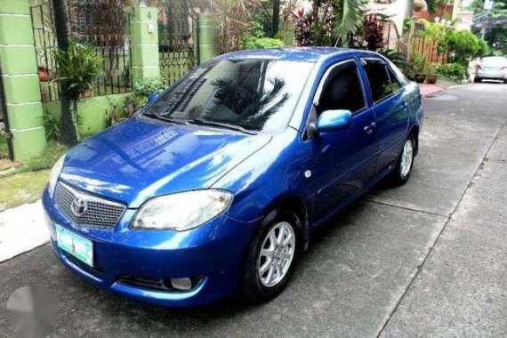 Toyota Vios 1.3E 2006 Manual Blue For Sale