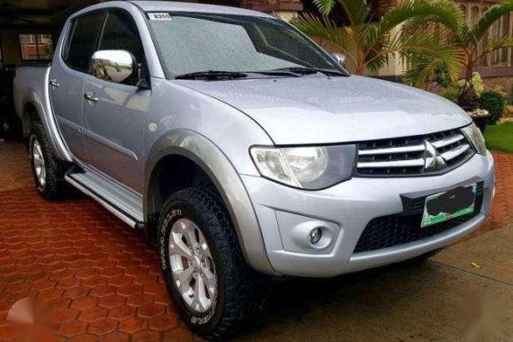 2012 Mitsubishi Strada GLS-V MT Silver For Sale 