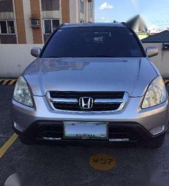 Honda CRV 2002 AT Silver SUV For Sale