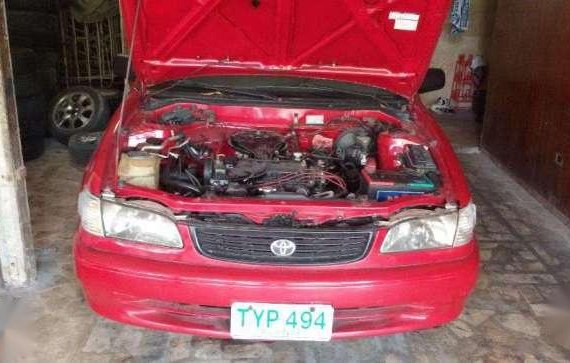 Toyota Corolla 2002 MT Red For Sale 