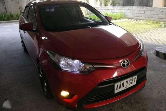 2014 Toyota Vios E AT Red Sedan For Sale