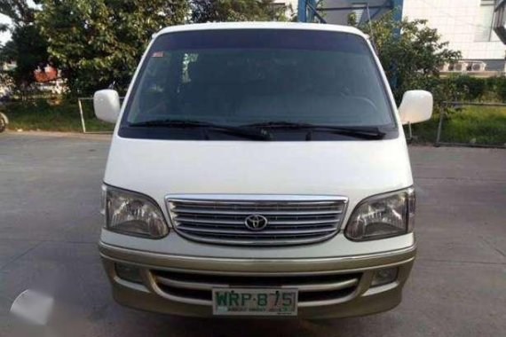 Toyota Hi-ace Super Grandia 2000 MT Diesel for sale 