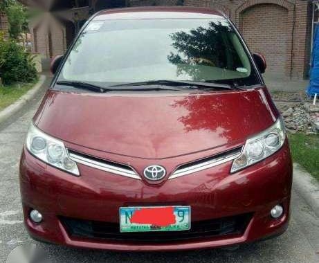 Toyota Previa 2010 AT Red Van For Sale