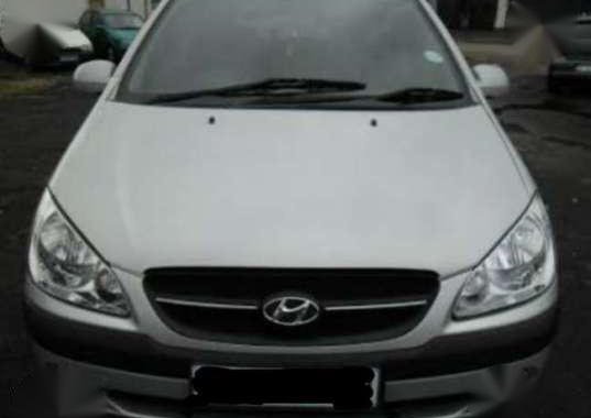 Hyundai Getz Automatic 2008 Silver For Sale 