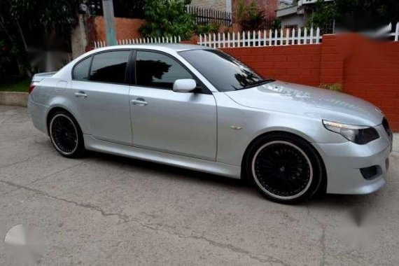 BMW 525i E60 M5 AT Silver For Sale